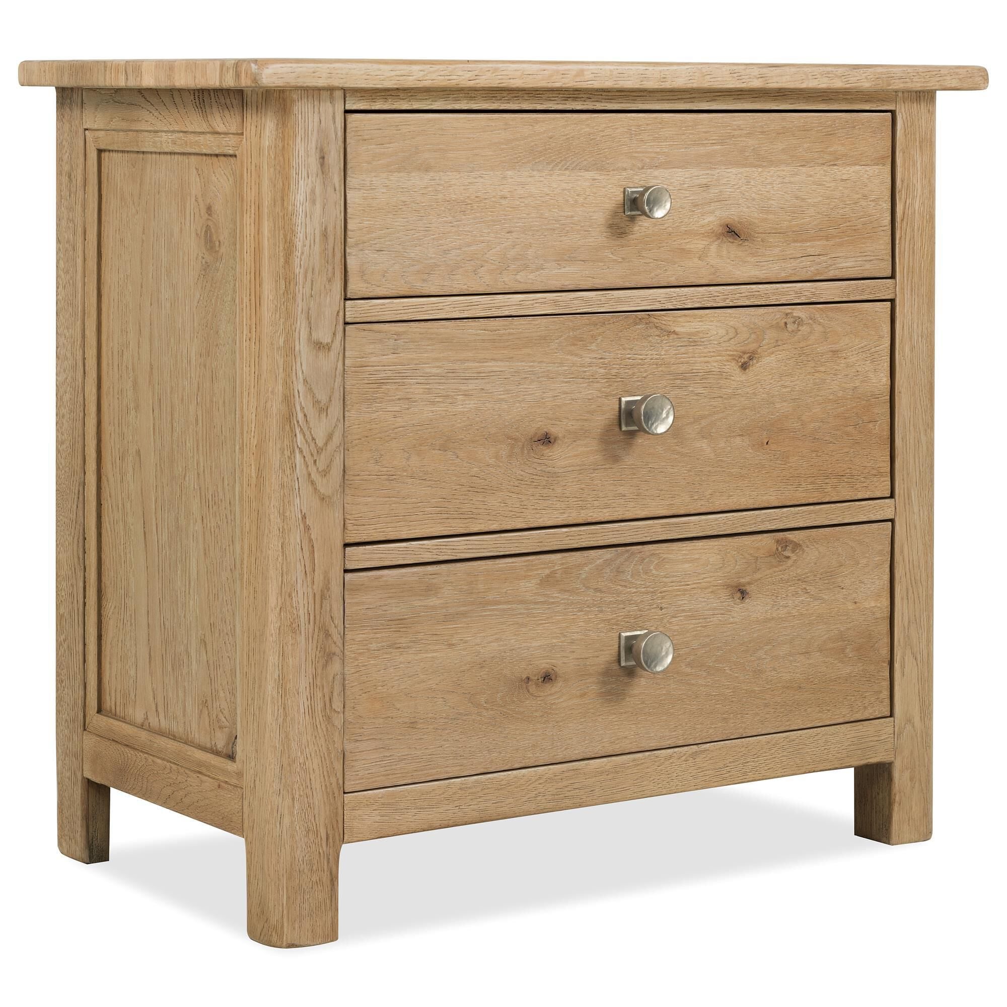 Hooker Furniture Driftwood 3-Drawer Nightstand in Buckboard