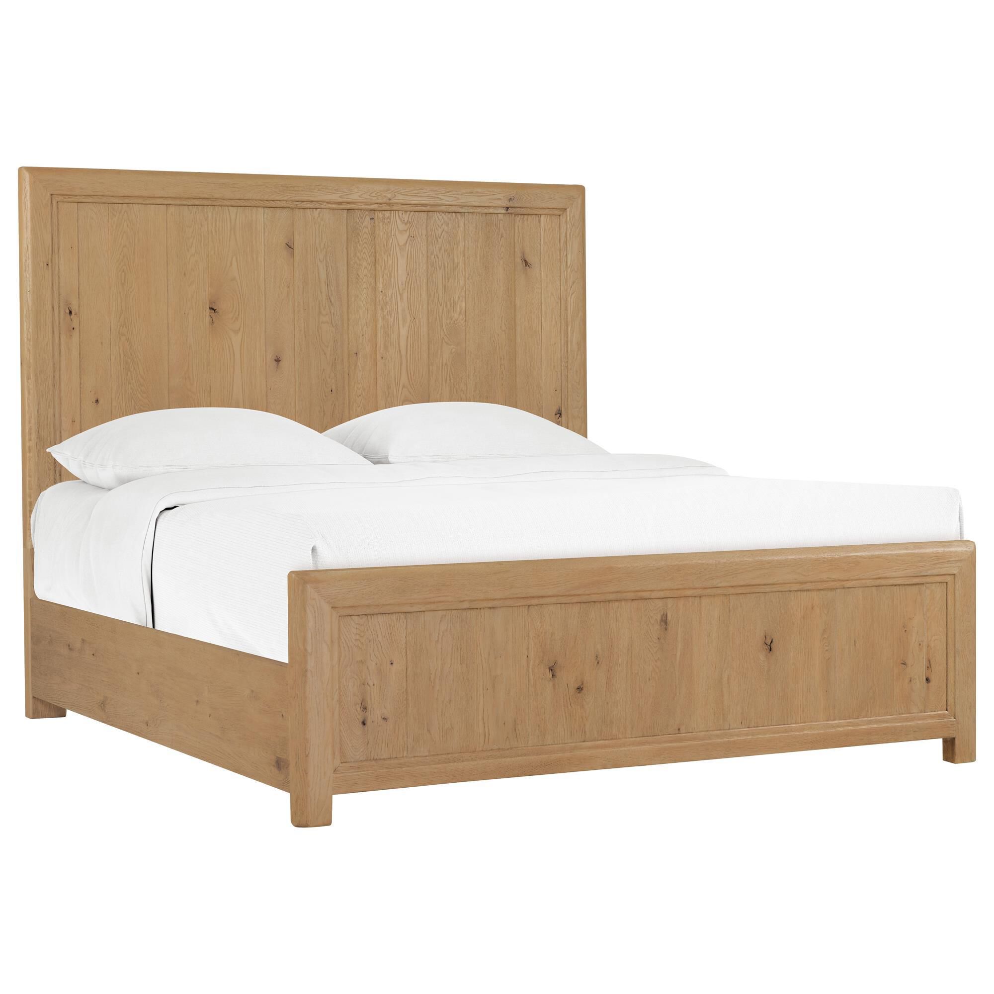 Hooker Furniture Driftwood King Panel Bed in Buckboard