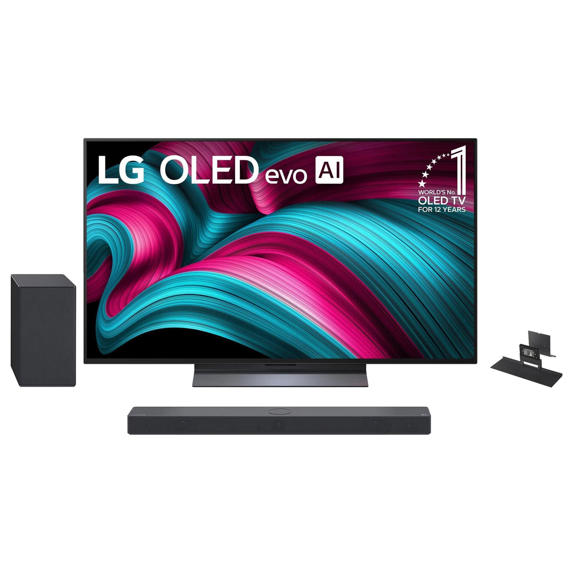 LG 83" Class C5 Series 4K OLED evo AI - Smart TV with 3.1.3 Channel Soundbar System in Black