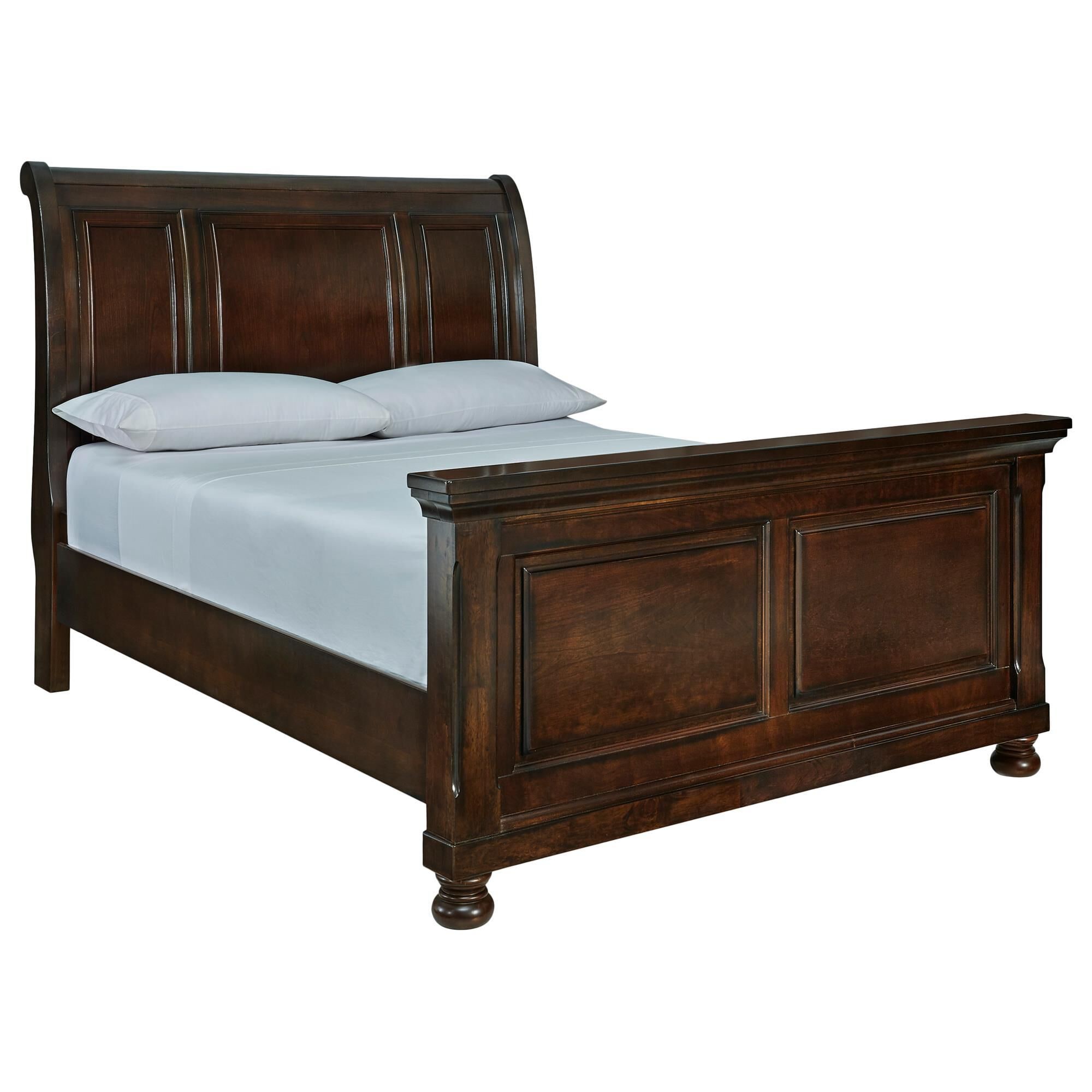 Millenium Porter Queen Sleigh Bed in Rustic Brown